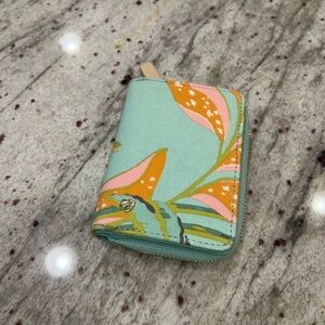 Spartina 449 Floral Wallet - Mint and Coral
